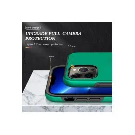 Newface Iphone 13 Pro Max Kılıf Elit Yüzüklü Kapak - Yeşil