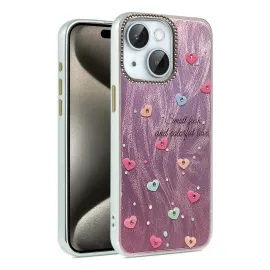 Newface Iphone 15 Kılıf Blade Aynalı Desenli Kapak - Desen 8