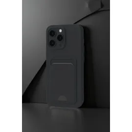 Newface Iphone 16 Pro Kılıf Kelvin Kartvizitli Silikon - Derin Mor
