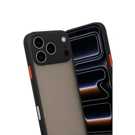 Newface Iphone 17 Pro Max Kılıf Montreal Silikon Kapak - Siyah