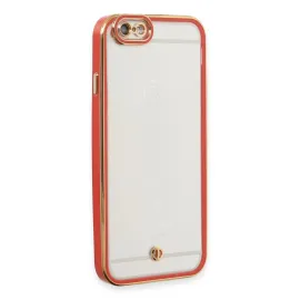 Newface Iphone 6 Kılıf Liva Lens Silikon - Kırmızı