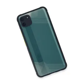 Newface Realme C11 Kılıf Miami Şeffaf Silikon - Lacivert