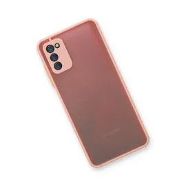 Newface Samsung Galaxy A03S Kılıf Montreal Silikon Kapak - Pembe