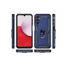 Newface Samsung Galaxy A04S Kılıf Sofya Yüzüklü Silikon Kapak - Siyah