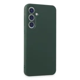 Newface Samsung Galaxy A55 5G Kılıf First Silikon - Koyu Yeşil
