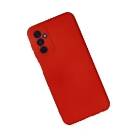 Newface Samsung Galaxy M23 Kılıf Nano Içi Kadife Silikon - Kırmızı