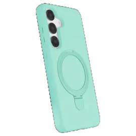 Newface Samsung Galaxy S25 Regal Magsafe Standlı Kapak - Su Yeşili