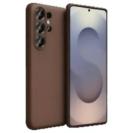 Newface Samsung Galaxy S26 Ultra First Silikon - Kahverengi