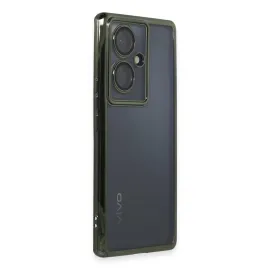 Newface Vivo V29 Lite Kılıf Razer Lensli Silikon - Yeşil