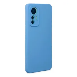 Newface Xiaomi Mi 12 Lite Kılıf Nano Içi Kadife Silikon - Mavi
