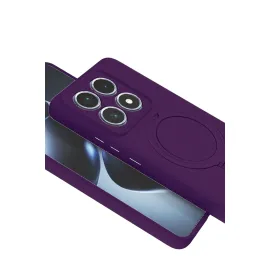 Newface Xiaomi Mi 14T Pro Regal Magsafe Standlı Kapak - Derin Mor