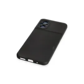Newface Xiaomi Poco M5 Kılıf Nano Içi Kadife Silikon - Siyah