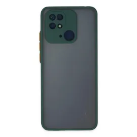 Newface Xiaomi Redmi 10C Kılıf Montreal Silikon Kapak - Yeşil