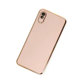 Newface Xiaomi Redmi 9A Kılıf Volet Silikon - Pembe