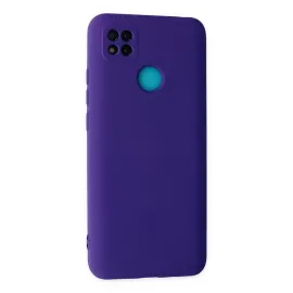 Newface Xiaomi Redmi 9C Kılıf Nano Içi Kadife Silikon - Mor