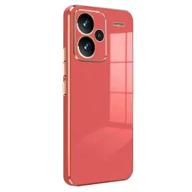 Newface Xiaomi Redmi Note 13 Pro Plus Kılıf Volet Silikon - Kırmızı