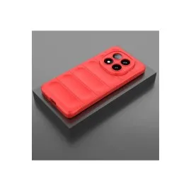 Newface Xiaomi Redmi Note 14 Pro 5G Kılıf Optimum Silikon - Kırmızı