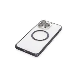 Joko Iphone 14 Pro Kılıf Metal Bumper Magneticsafe Kapak - Derin Mor