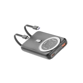 Joko J39 10.000 mAh 20W PD Dahili Kablolu Magsafe Powerbank - Siyah