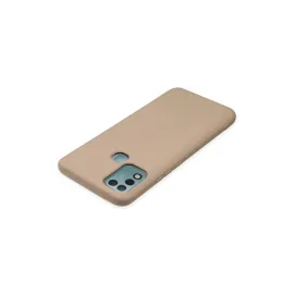 Newface İnfinix Hot 10 Play Kılıf Nano Içi Kadife Silikon - Pudra