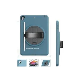 Newface Ipad 10.2 (7.nesil) Kılıf Hand Strap Tablet Kılıfı - Turkuaz