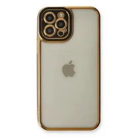 Newface Iphone 12 Pro Kılıf Liva Lens Silikon - Siyah