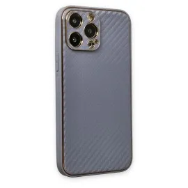 Newface Iphone 13 Pro Kılıf Coco Karbon Silikon - Gri