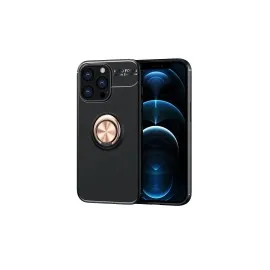 Newface Iphone 13 Pro Kılıf Range Yüzüklü Silikon - Siyah-Gold