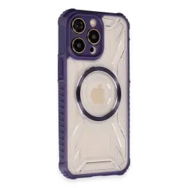Newface Iphone 13 Pro Max Kılıf Prag Magneticsafe Kapak - Derin Mor