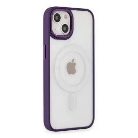 Newface Iphone 15 Kılıf Room Magneticsafe Silikon - Derin Mor