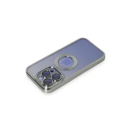 Newface Iphone 15 Pro Kılıf Slot Silikon - Gümüş