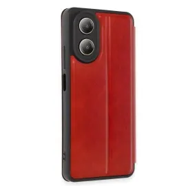 Newface Oppo A38 Kılıf Flip Cover - Kırmızı