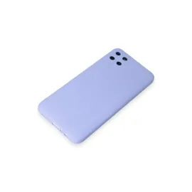 Newface Realme C11 Kılıf Nano Içi Kadife Silikon - Lila