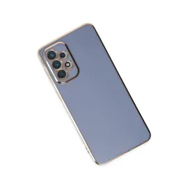 Newface Samsung Galaxy A73 5G Kılıf Volet Silikon - Mavi