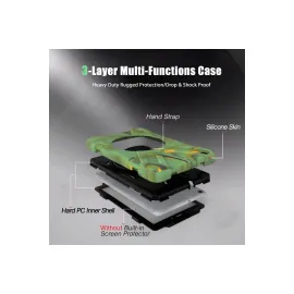 Newface Samsung Galaxy T290 Tab A 8 Kılıf Amazing Tablet Kapak - Kamuflaj