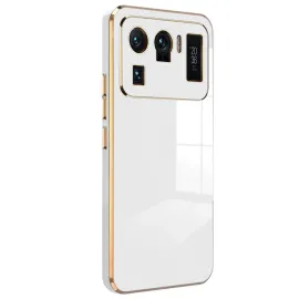 Newface Xiaomi Mi 11 Ultra Kılıf Volet Silikon - Beyaz