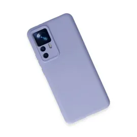 Newface Xiaomi Mi 12T Pro Kılıf Nano Içi Kadife Silikon - Lila