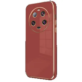 Newface Xiaomi Mi 14 Ultra Kılıf Volet Silikon - Kırmızı