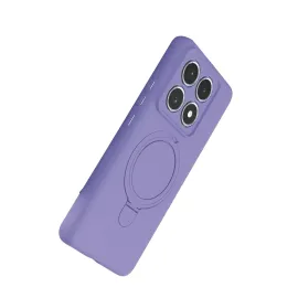 Newface Xiaomi Mi 14T Pro Regal Magsafe Standlı Kapak - Lila