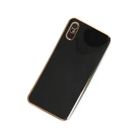 Newface Xiaomi Redmi 9A Kılıf Volet Silikon - Siyah