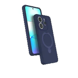 Newface Xiaomi Redmi Note 14 4G Regal Magsafe Standlı Kapak - Lacivert