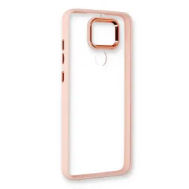 Newface Xiaomi Redmi Note 9 Kılıf Dora Kapak - Pudra