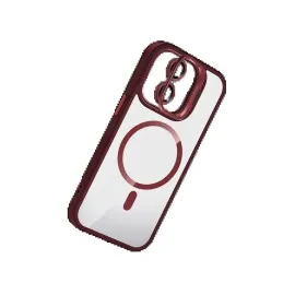 Joko Apple Iphone 11 Remim Lensli Magsafe Standlı Kapak - Bordo