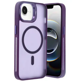 Joko Iphone 16E Flet Lens Magsafe Kapak - Derin Mor