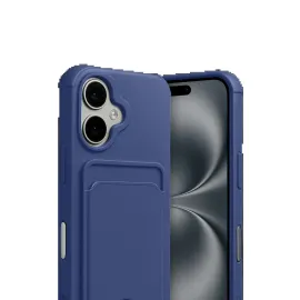 Newface Apple Iphone 17 Kelvin Kartvizitli Silikon - Lacivert