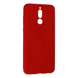 Newface Huawei Mate 10 Lite Kılıf Nano Içi Kadife Silikon - Kırmızı