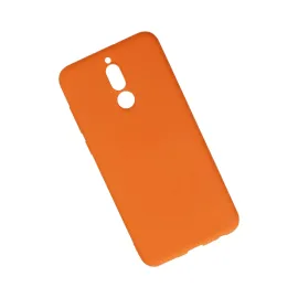 Newface Huawei Mate 10 Lite Kılıf Nano Içi Kadife Silikon - Turuncu