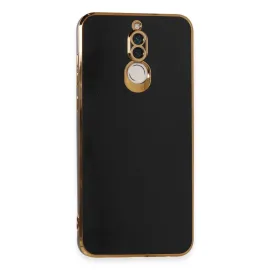 Newface Huawei Mate 10 Lite Kılıf Volet Silikon - Siyah