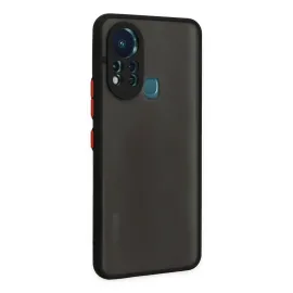 Newface İnfinix Hot 11S Kılıf Montreal Silikon Kapak - Siyah