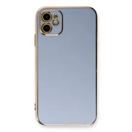 Newface Iphone 11 Kılıf Volet Silikon - Mavi
